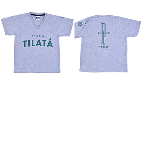 Uniforme Colegio Tilatá T-Shirt Porthos Unisex (Verde)