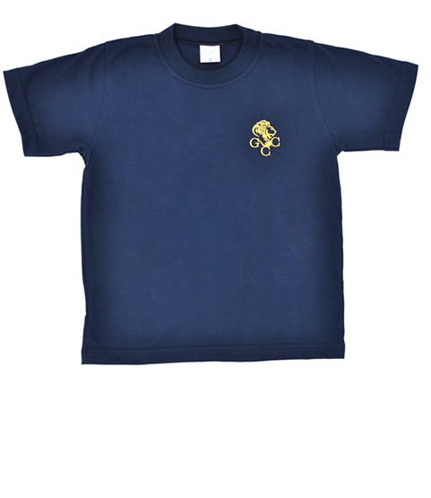 Uniforme Gimnasio Campestre Cristiano T-Shirt Azul